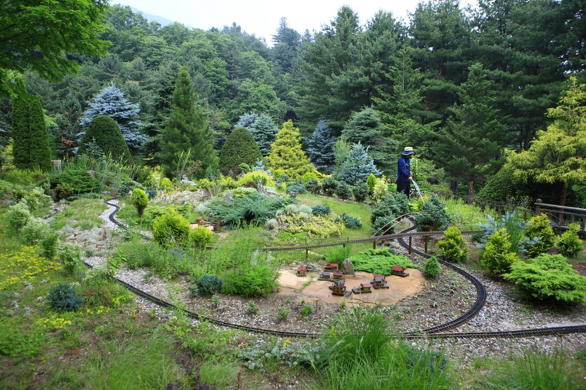 아침고요수목원 수상 레저 (출처 : 한국관광공사)