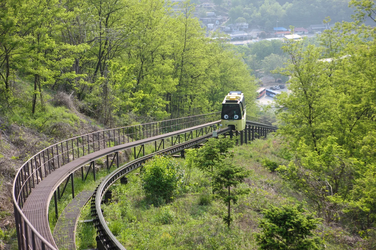 모노레일 - 포천아트밸리 여행