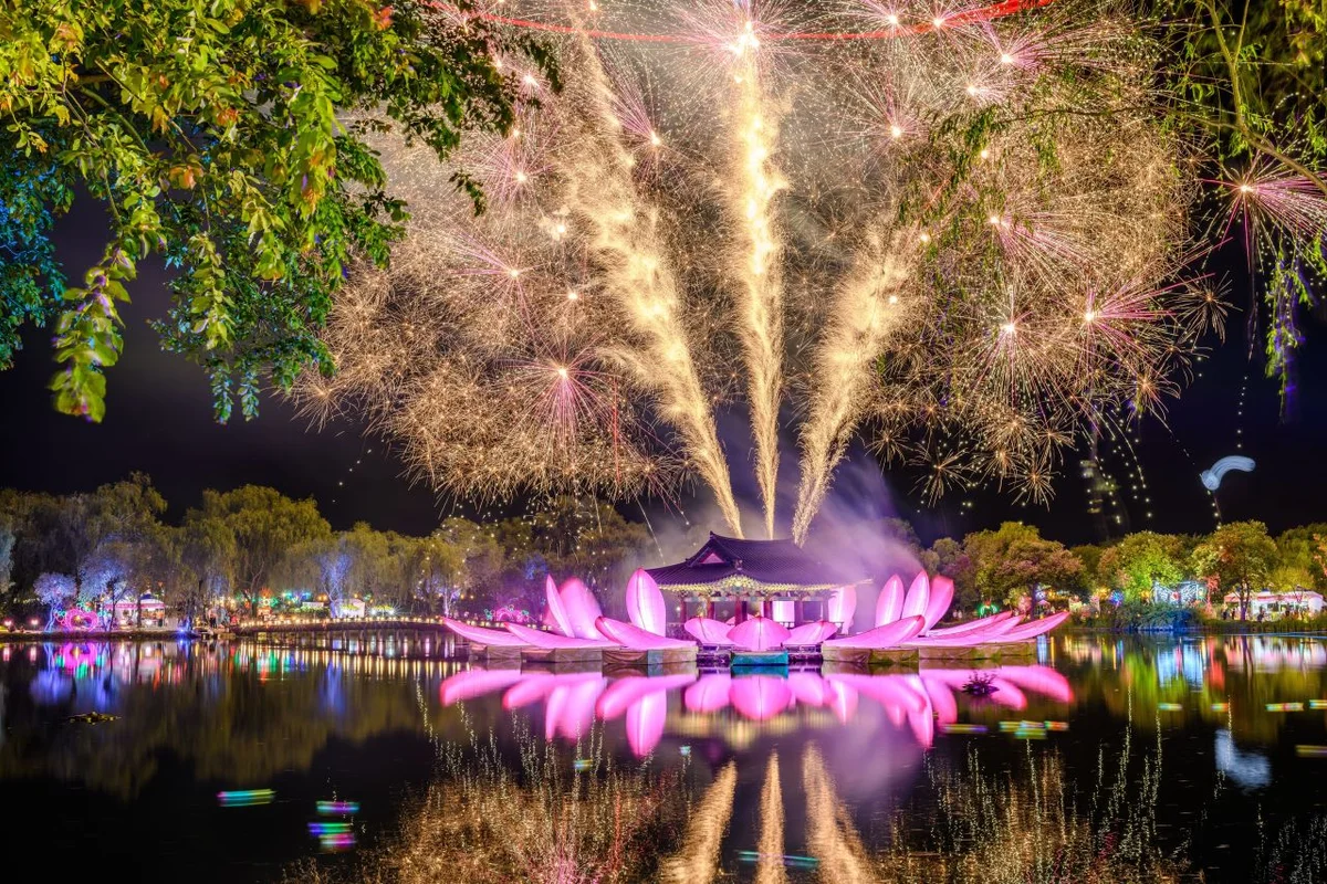 궁남지 - 부여군 여행